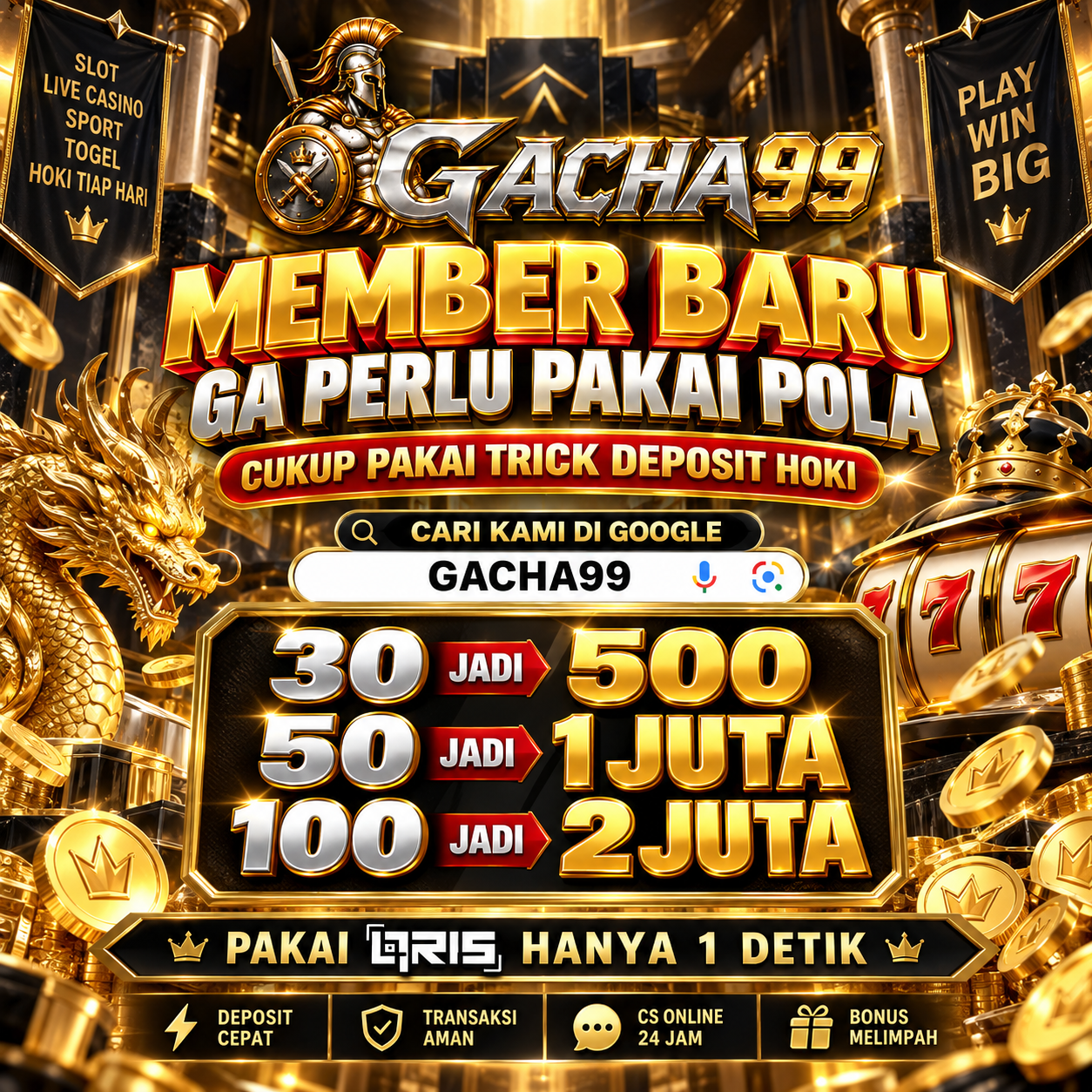 GACHA99: Platform Celebration Putaran Ringan Toto Togel Jawa & Bandar 4D Tepercaya